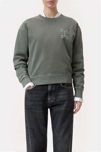 Closed, C95226 sweatshirt, Faded green